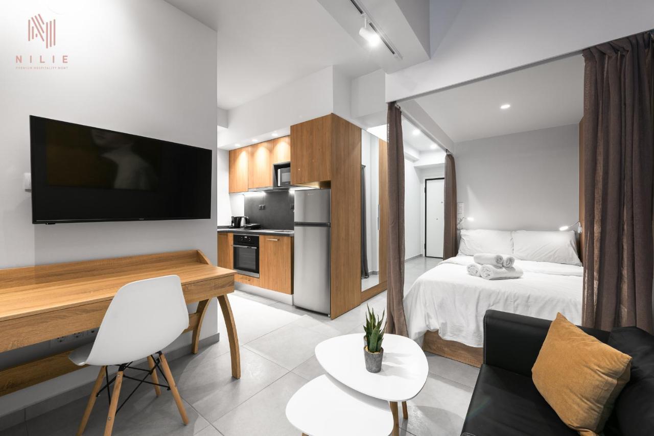 Big Apple Sts, Nilie Hospitality Mgmt Lägenhet Thessaloníki Exteriör bild